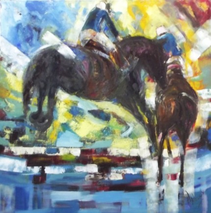 "Jump" Mixt, 100x100