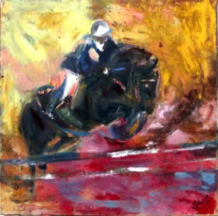 "Jumping" Oil, 50x50