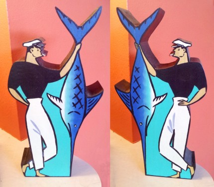 "Fisherman" Wooden Companion, Mini-size