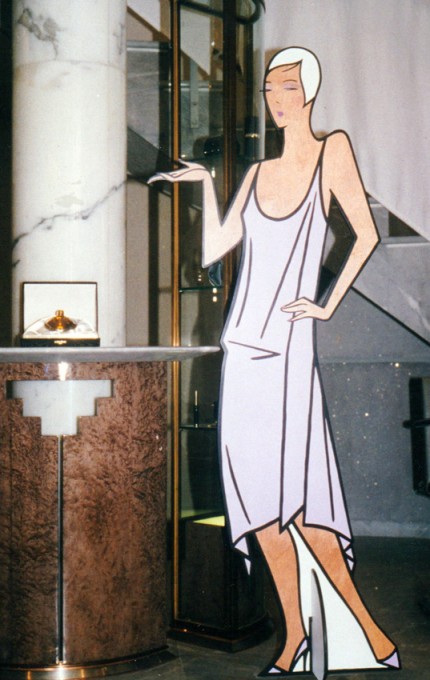"Femme Fatale, Lancôme" Wooden Companion, Life-size