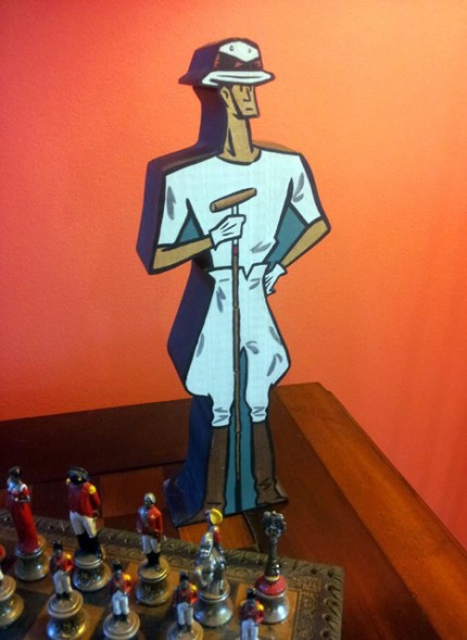 "Polo Player Trophy" Wooden Companion, Mini-size