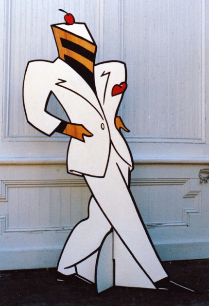 "Monsiour Gatteaux" Wooden Companion, Life-size