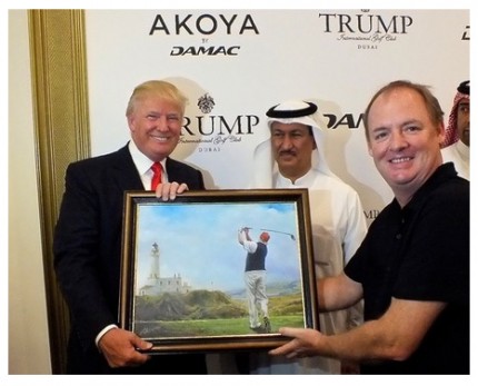 Donald Trump and Mark Robinson