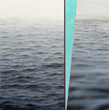 “Ocean Cried Too" Ocean Tales Series (Set of 8) Oil on canvas, 12 x 12 x 1.5 inches, Signed
