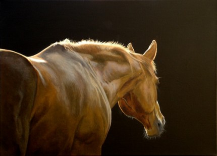 Silhouette, Acrylic on Canvas, 16"x22"