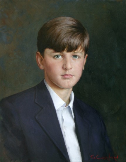"Frederic" oil on canvas, 16 x 20 inches