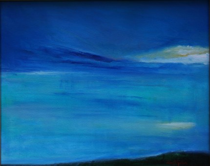 “Transition I” Acrylic on canvas, 16 x 20 inches, Signed