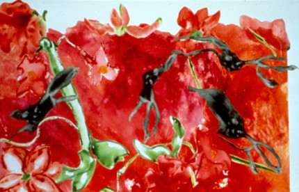Mythical Escapade CLIV, 1996 Collage on Paper 36” x 48.5”