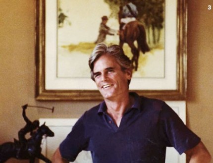 Hugh Jeremy Chisholm in Chisholm Gallery, Palm Beach Polo Country Club 1982