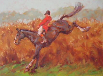 “An Expression of Prerogative” Oil on linen panel, 18 x 24 inches, Signed