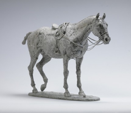 Julia Wager, British Contemporary "Maltese Cat" Bronze, Edition of 12, 10 ⅔ x 17 inches, Signed and Numbered
