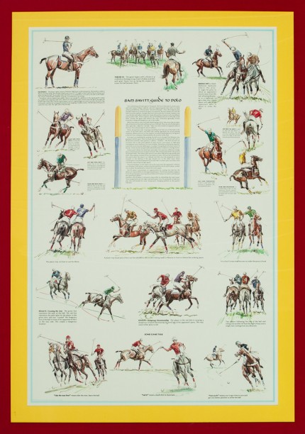 Sam Savitt, American (1917-2000) “Guide to Polo”