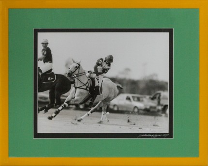 “Polo Match” Photograph, 10.5 x 13.5 inches
