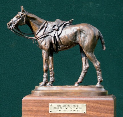 Rich Roenisch, Canadian Contemporary "Polo Pony III" Bronze, Edition of 250, Signed & Numbered, The Aiken Horse Best Mounted Player 2006 USPA Gold Cup