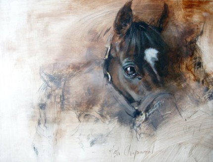 “High Chaparral” Oil on canvas, Signed