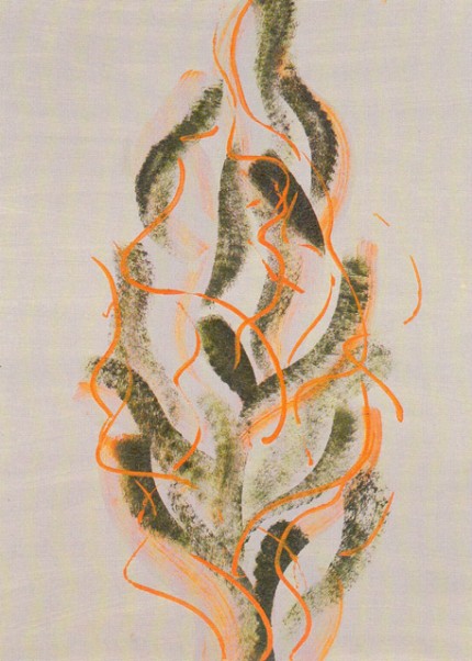 "Cypress I" Cyprès Collection, 2001-2002, Mixed Media, 50 x 38 inches (127 x 96.5 cm)