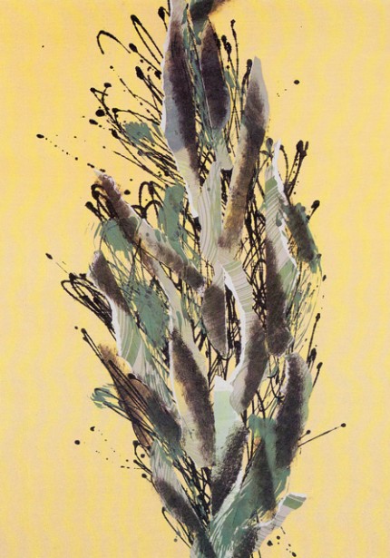 "Cypress VI" Cyprès Collection, 2001-2002, Mixed Media, 50 x 38 inches (127 x 96.5 cm)