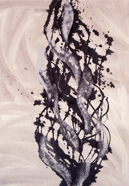 "Cypress XIV" Cyprès Collection, 2001-2002, Mixed Media, 50 x 38 inches (127 x 96.5 cm)