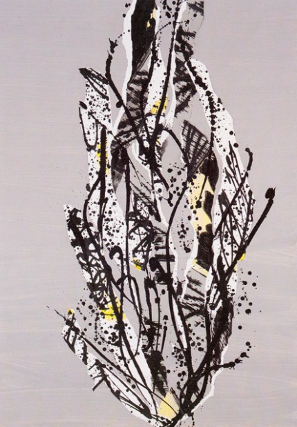 "Cypress XV" Cyprès Collection, 2001-2002, Mixed Media, 50 x 38 inches (127 x 96.5 cm)