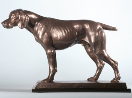 P. Davis, American Contemporary “Not Very Hairy” Bronze, Edition of 25, 23 x 20 x 9 inches, Signed