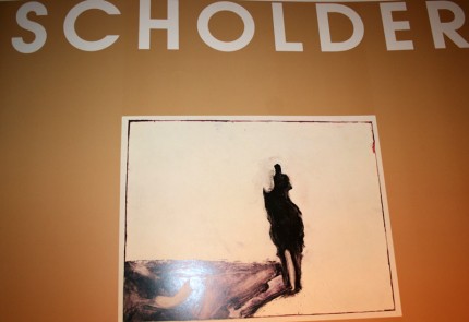 “Fritz Scholder: New Paintings, Lithographs, Monotypes & Wash Art, 1979” The Elaine Horwitch Galleries, Scottsdale, Arizona, May 2-7, 1979, Limited Edition Poster, 24 x 28 inches