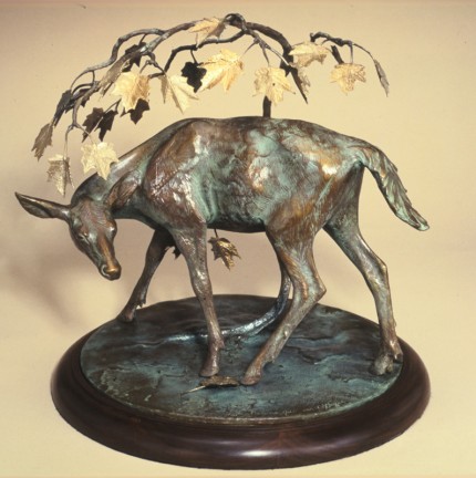 “Autumn Gold” Edition: 28, Bronze, 14 x 15 inches, Signed: G A Shippen