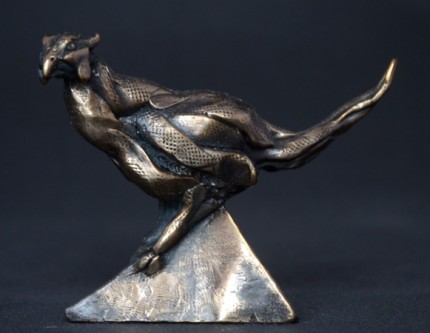 “Pheasant” Bronze, Limited Edition: 150, 110 mm Wide