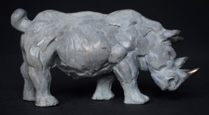 “Rhino” Bronze, Limited Edition: 95, 100 mm Wide