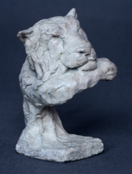 “Sleeping Tiger” Bronze, Limited Edition: 12, 11 x 9 x 8 cm
