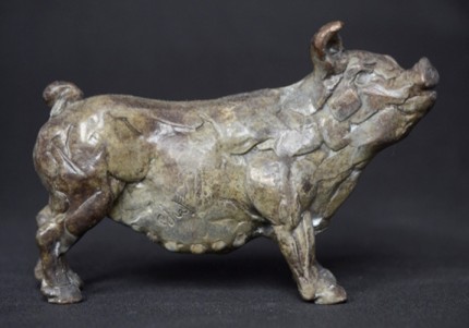 “Sow” Bronze, Limited Edition: 18, 13 x 9 x 5 cm