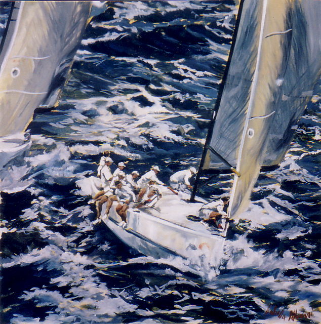 Isabella Monari “Blu Regatta 1” (Regata blu 1)