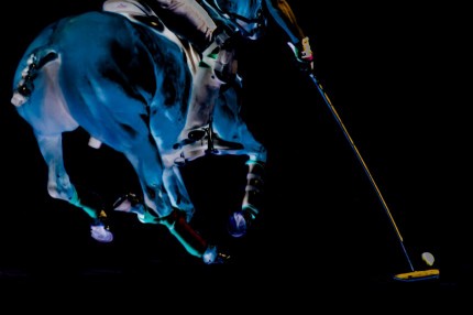 “Blue Knight - Digital Intervention” Chromogenic print on Fujicolor Crystal Archive Pearl Paper, Museum plexi mounting - 1/8 plexiglass and aluminum, 30 x 48 inches