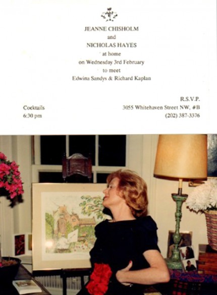 Edwina Sandys at Chisholm Gallery, Washington DC, 1989