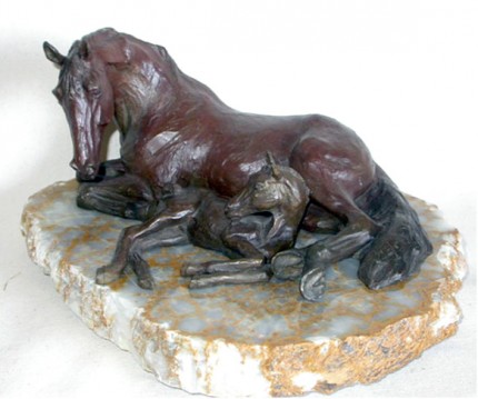 Celou Bonnet, French Contemporary “Prix de Diane” Bronze