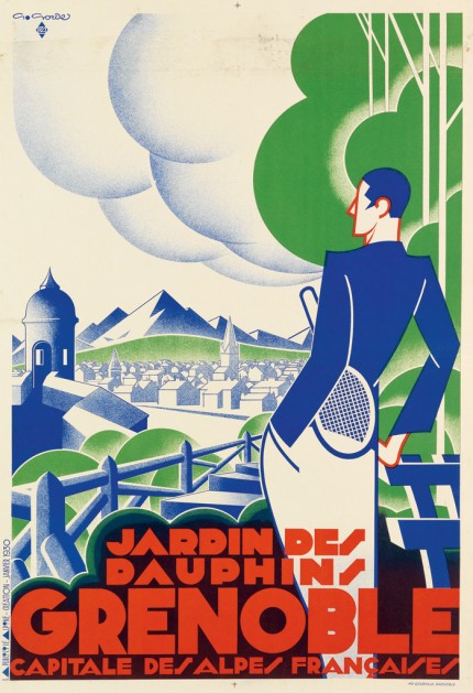 Gaston Gorde “Jardin Des Dauphins Grenoble Capitale Des Alpes Francaises”