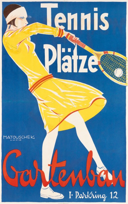 Rudolf Matouschek, Tennis Plätze, Gartenbau