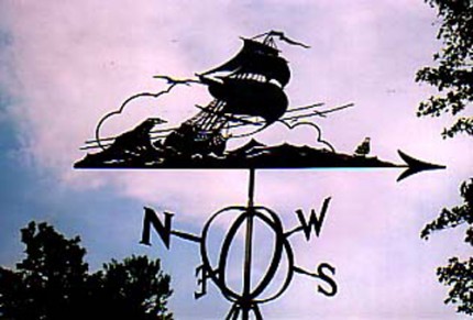 “Man of War Weathervane”
