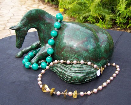 “Roly Poly Mares” Hand crafted ceramic