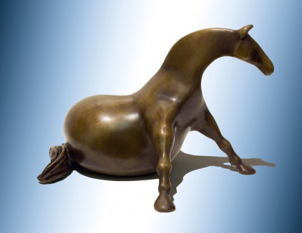 “At Attention” Bronze, Edition: 1/15, 8 x 8 x 10 inches, Signed & Numbered