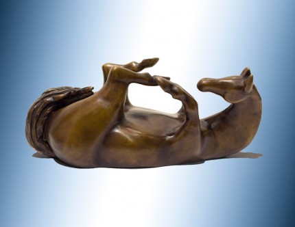 “At Play” Bronze, Edition: 1/15, 5.5 x 5 x 11.5 inches, Signed & Numbered