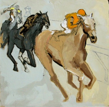 “Thirteen” 2007, Oil on canvas, 12 x 12 inches, Signed