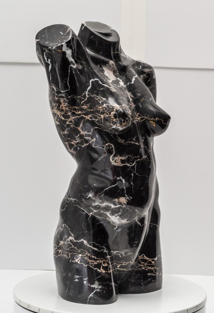 “Nude Torso” Marble, Signed & Dated