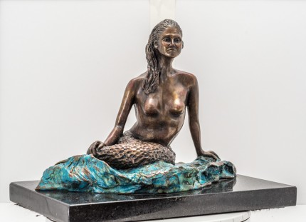 “Mermaid” Bronze, Numbered, Signed & Dated