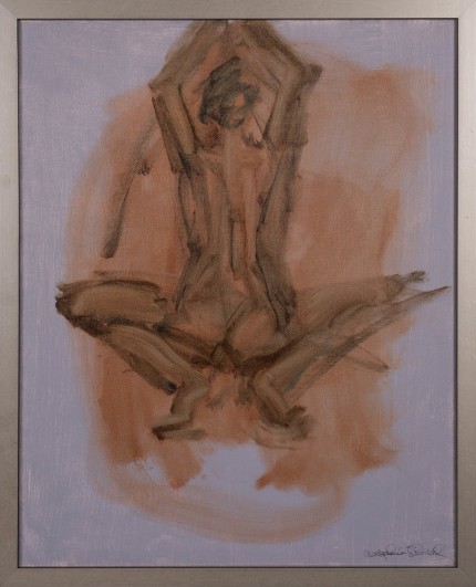 “Figure II” Oil on canvas, Signed