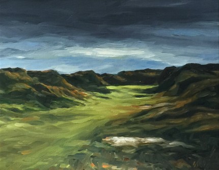 “Portstewart, Ireland” Oil on canvas, 11 x 14 inches, 19 x 22 inches, Signed lower right