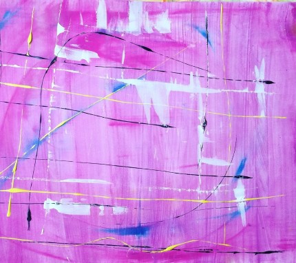 “Not Seen Together” Watercolor on paper, 30 x 23 inches