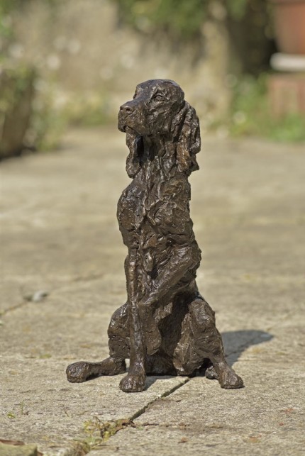 “Iris” Irish Setter, Bronze resin, 16 x 10 x 10 inches