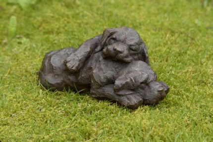 “New Life” Labrador, Bronze resin, 10 x 4 x 7 inches