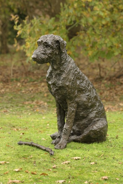 “Harry” Wolfhound, Bronze resin, 32 x 18 x 24 inches