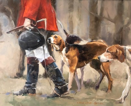 “Adoration” Oil on board, 16 x 20 inches, Signed
